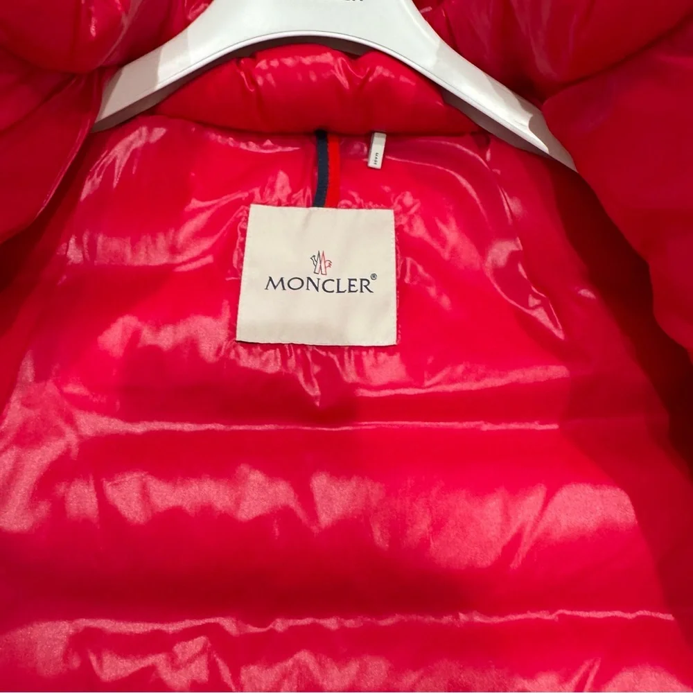 Moncler Bady Giubbotto Hot Pink Puffer Jacket Coat